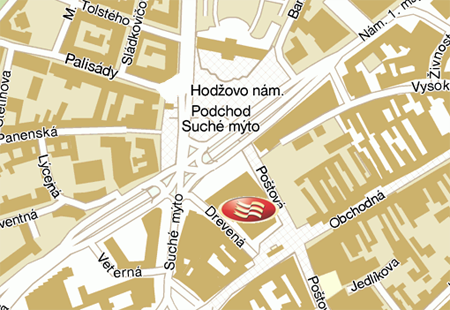 Mapa Crowne Plaza
