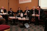 Diskusia v sekcii A1: Government 2.0 - Breaking with Traditions. Zľava doprava: Peter Weber, Hewlett-Packard Slovakia, Gwendolyn Carpenter, OECD, Frank Yu-Hsieh Sung, Deputy Prime Minister, Taiwan R.O.C, Ján Kondáš, Slovak Telekom, Pavol Tarina, splnomocn