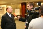 Interview Slovenskej televízie s predsedom Štatistického úradu, Petrom Machom.
