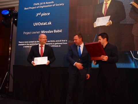 3rd place for the "UVOstat.sk" projec…