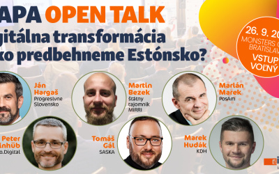 ITAPA OPEN TALK - DIGITÁLNA TRANSFORMÁCIA -  AKO PREDBEHNEME ESTÓNSKO?