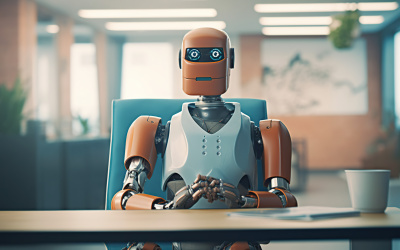 AI a roboty v službách