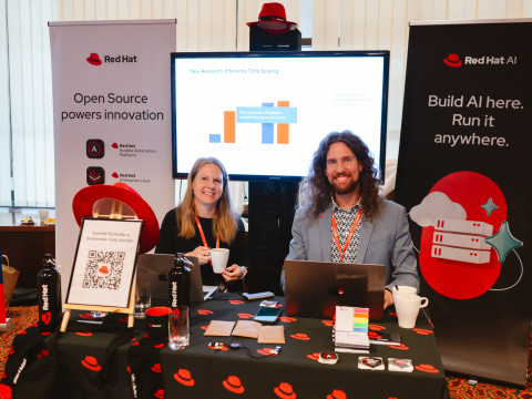 Stánok Red Hat v Expo zóne