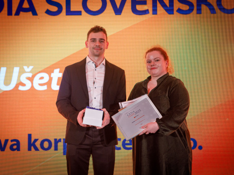 Cena Rádia Slovensko - projekt Ušetri…