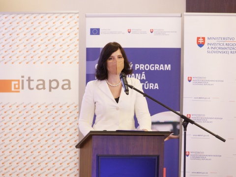 Veronika Remišová at Jarná ITAPA 2021 